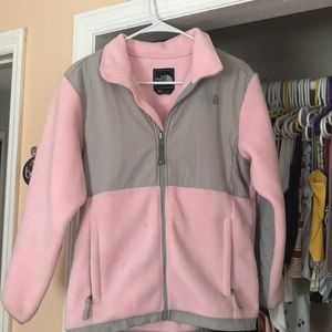 The North Face Kids Pink Fleece Jacket
